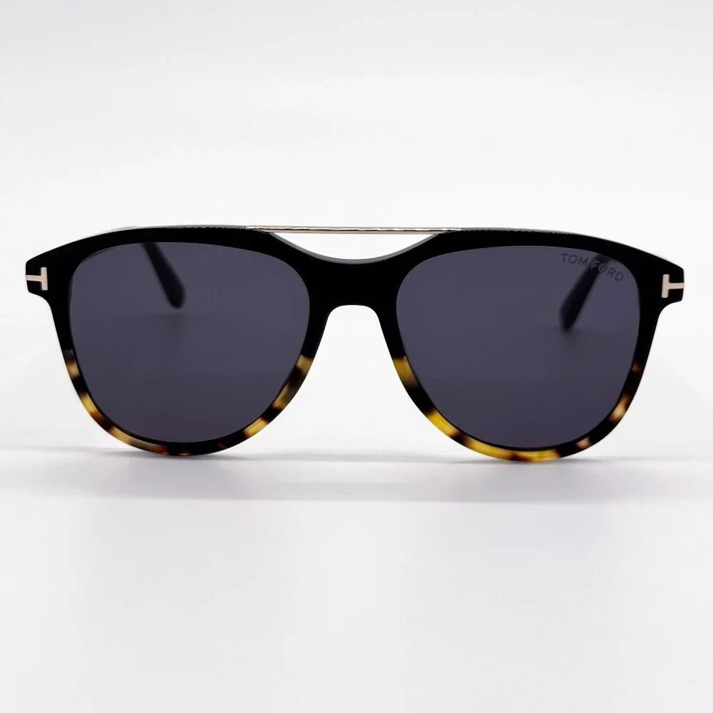 NEW TOM FORD SUNGLASSES DAMIAN-02 TF1098 05A BLACK UNISEX EYEWEAR FT1098/S 05A